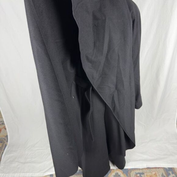 Burberry Wool/Alpaca Black Abaya Hooded Trench Coat - Women’s 6L - Picture 12 of 16